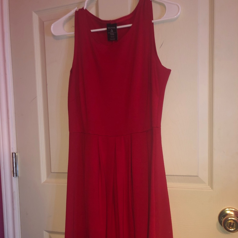 Red dress